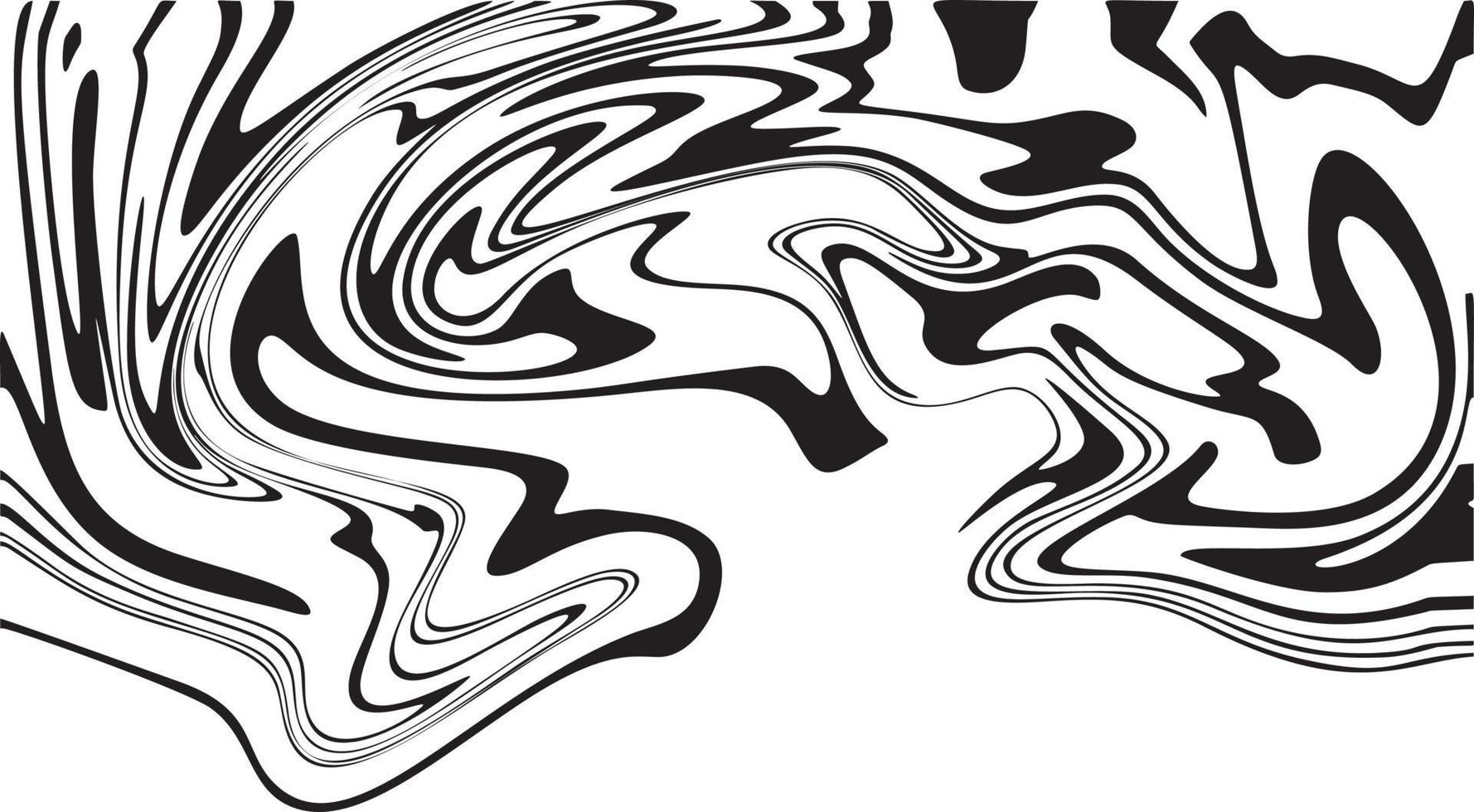 vetor abstrato textura de mármore arte fluida efeito zebra cor preto e branco