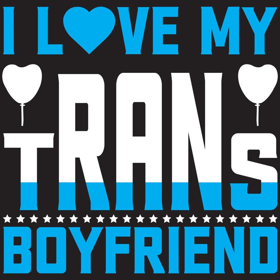 eu amo meu namorado trans vetor