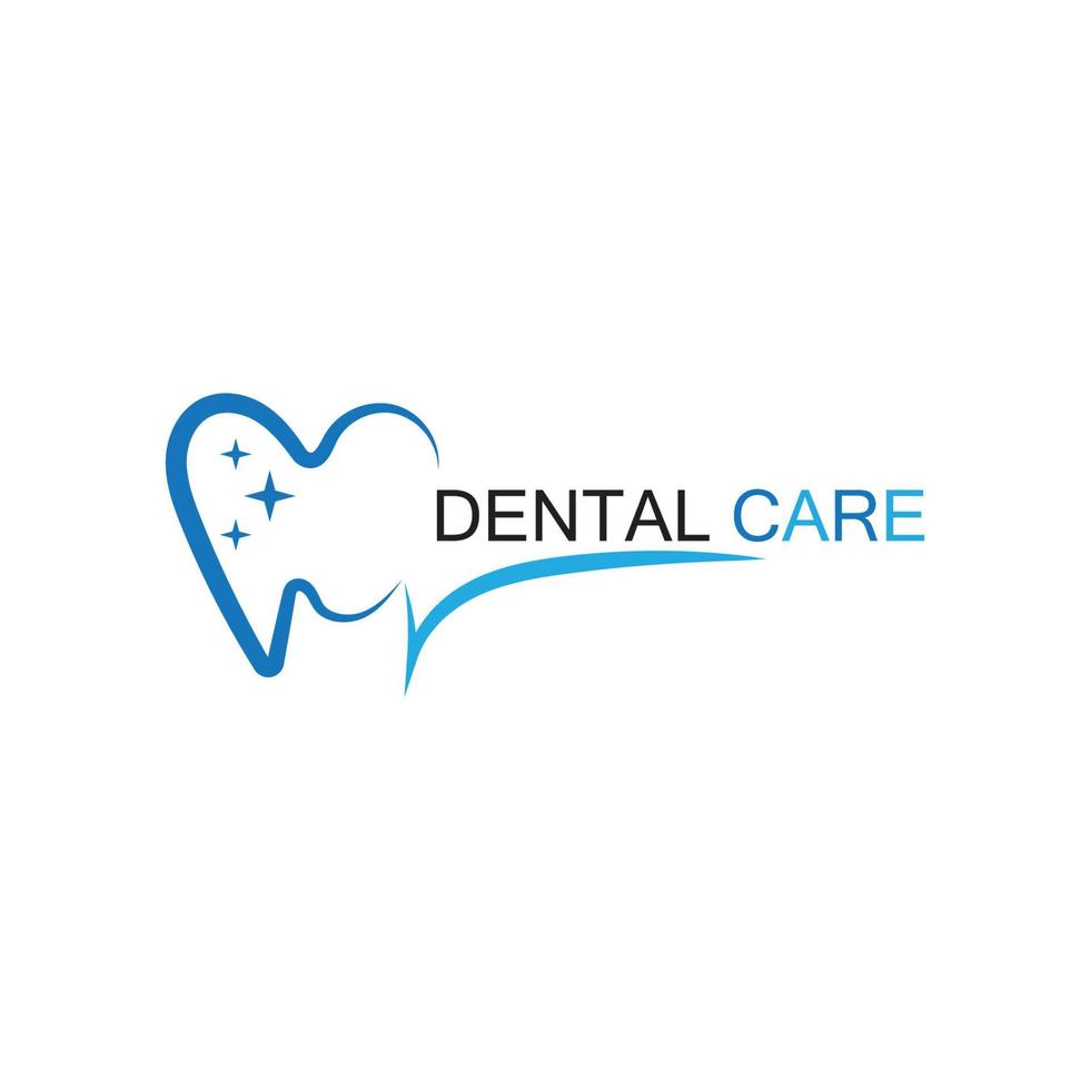 ilustração em vetor modelo logotipo dental