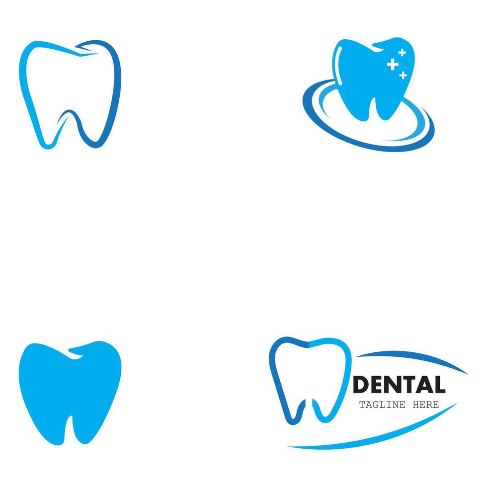 ilustração em vetor modelo logotipo dental