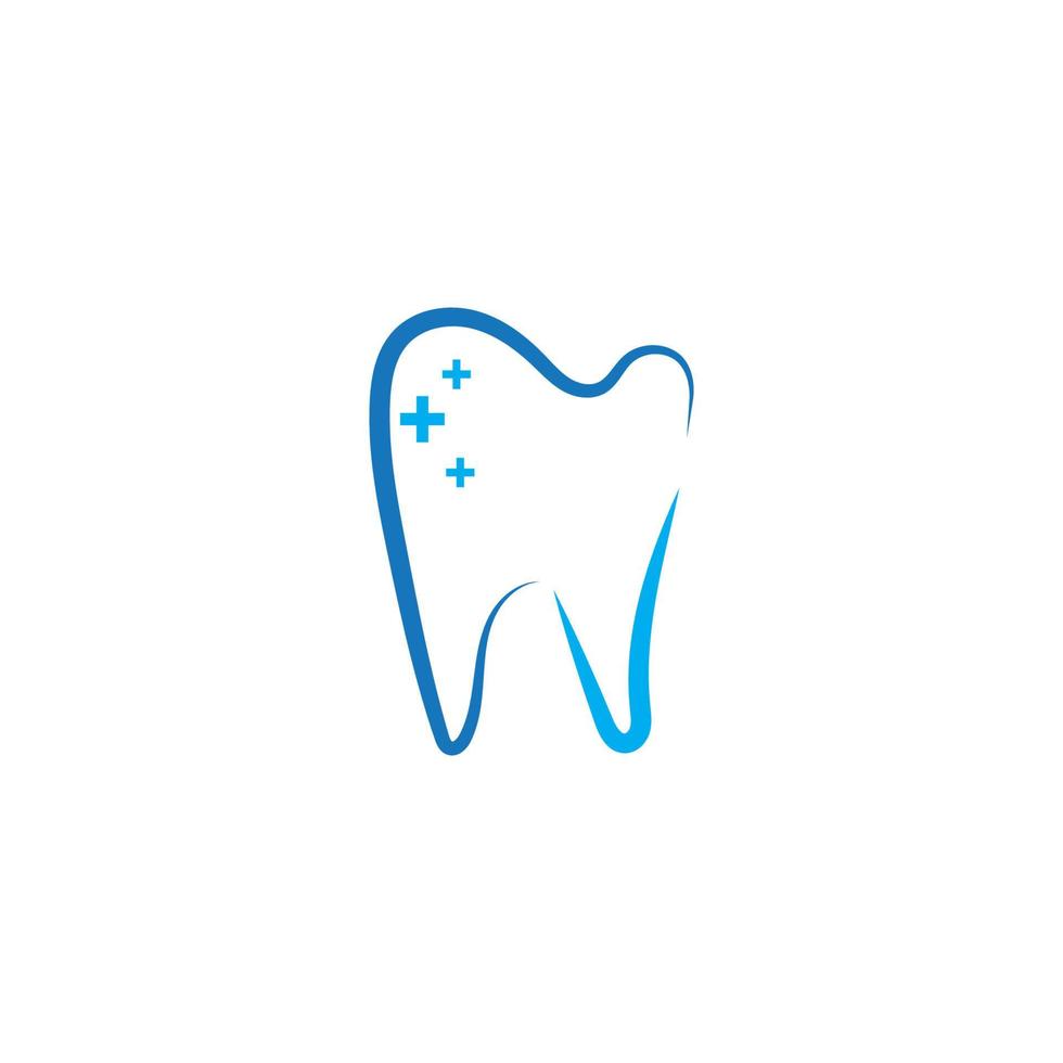 ilustração em vetor modelo logotipo dental