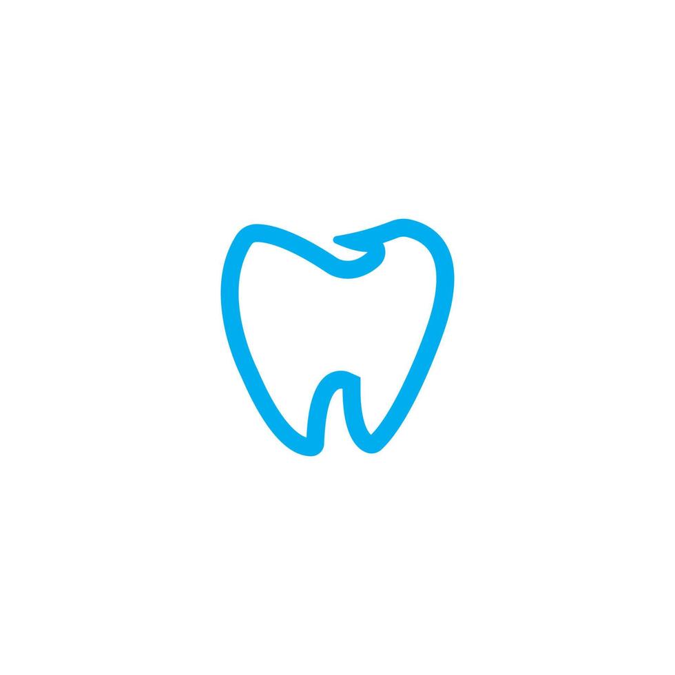 ilustração em vetor modelo logotipo dental