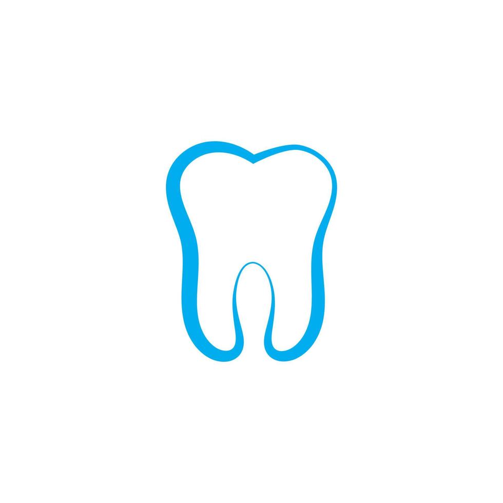 ilustração em vetor modelo logotipo dental