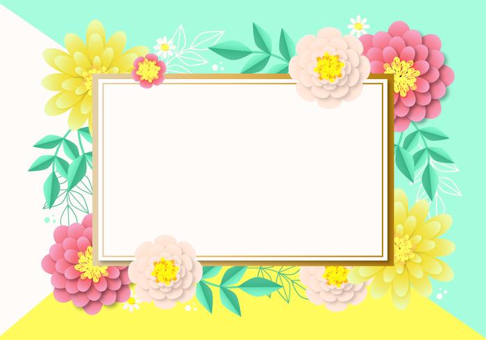 Vector Floral Design de plano de fundo