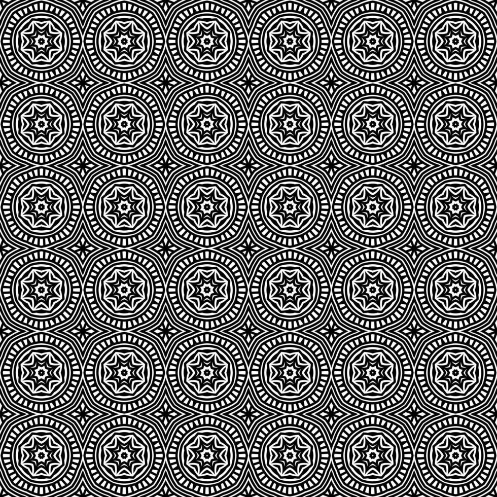 papel de parede de mandala geométrica de fundo padrão batik clássico. elegante motivo floral tradicional vetor