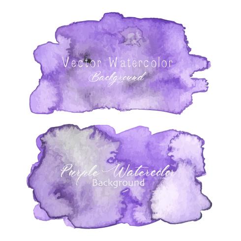 Fundo abstrato roxo da aguarela. Elemento de aquarela para cartão. Ilustração vetorial vetor