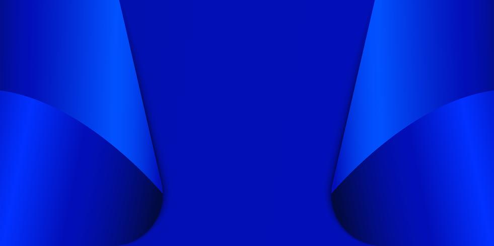 Fundo azul abstrato no estilo indiano superior. Modelo de design para capa, apresentação de negócios, banner web, convite de casamento e embalagens de luxo. Ilustração vetorial com borda dourada. vetor