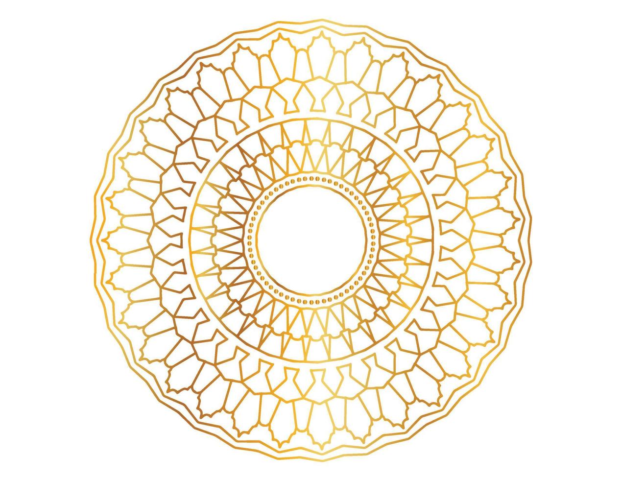 padrão de design de mandala dourada, fundo, flor, ornamento vetor