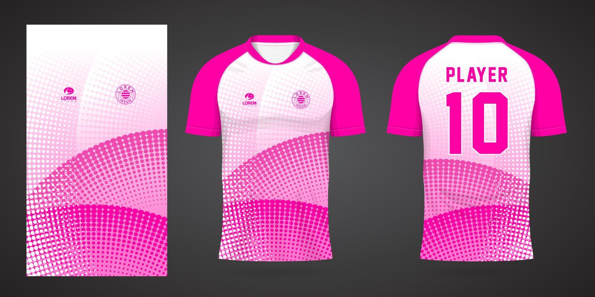 modelo de design de camisa esporte vetor