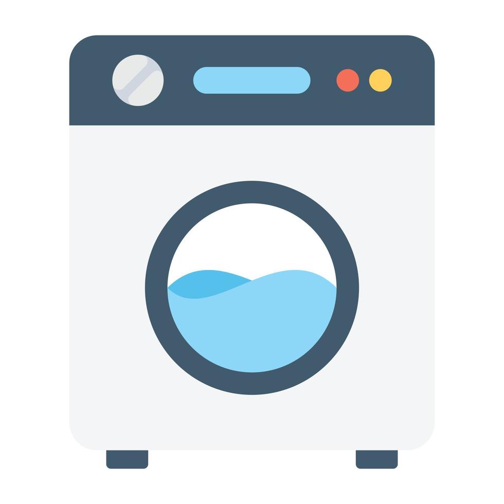 conceitos de máquina de lavar vetor