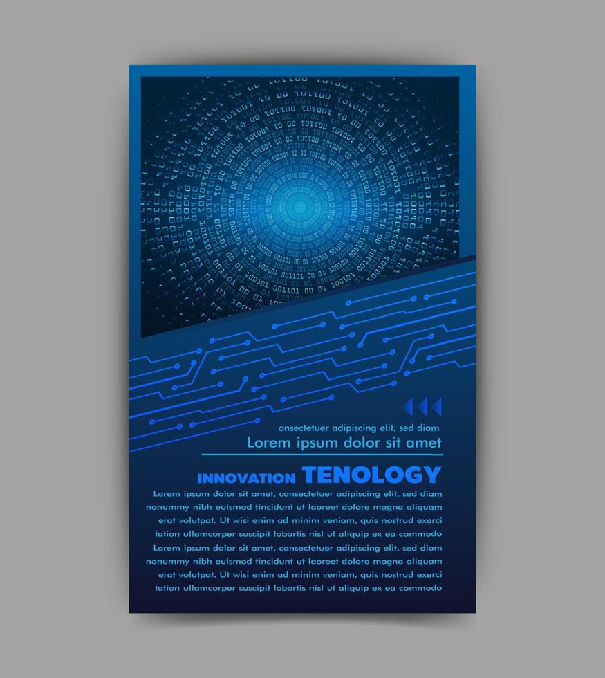 vetor de modelo de design de folheto. cartaz de apresentação mínima do livro de capa abstrata azul portfólio. conceito em layout a4. panfletos