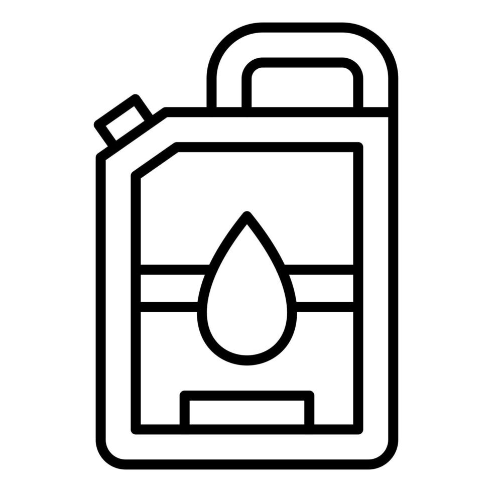 ícone de linha de combustível vetor