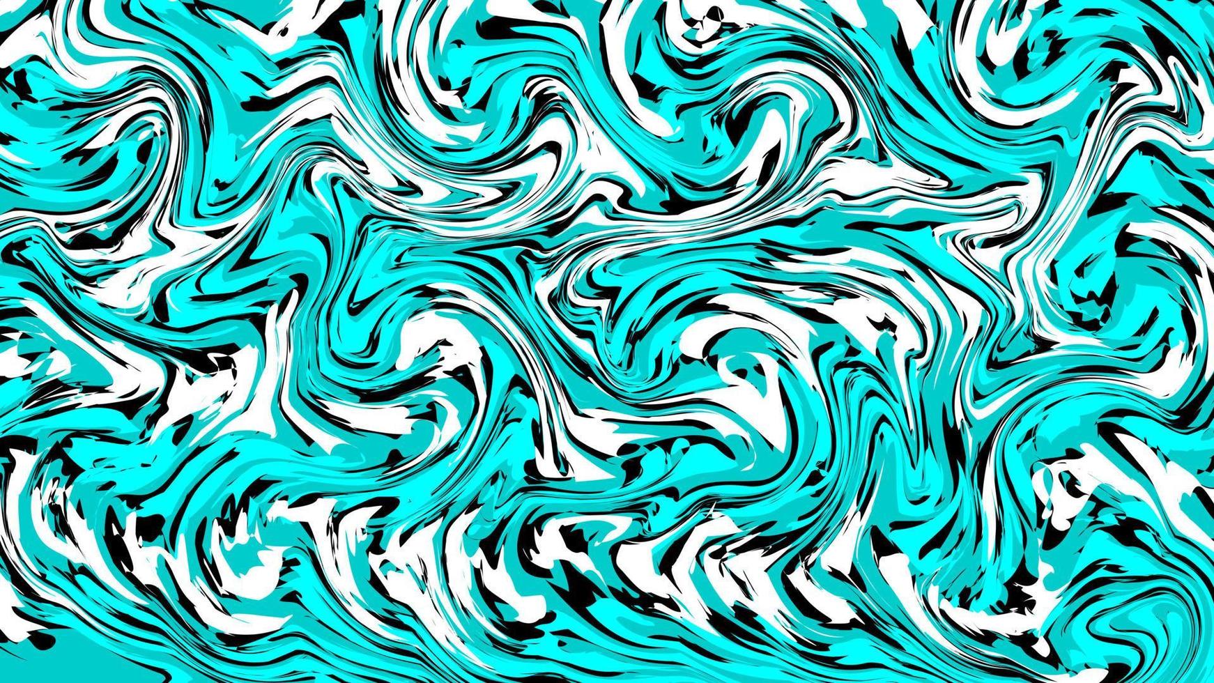 ilustração vetorial. fundo de fluxo ciano moderno. forma líquida de cor de onda. vetor