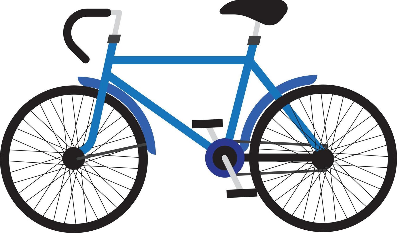 ilustração vetorial de bicicleta, ilustração vetorial vetor
