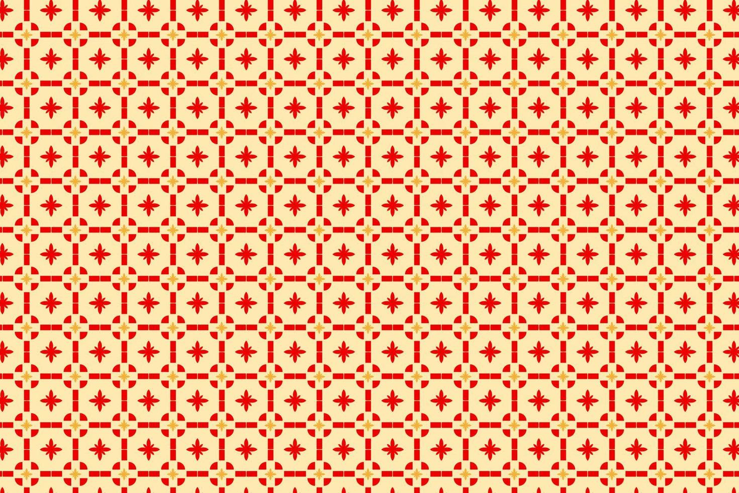 padrão de vetor chinês, padrão tradicional, textura tradicional, fundo vermelho e dourado