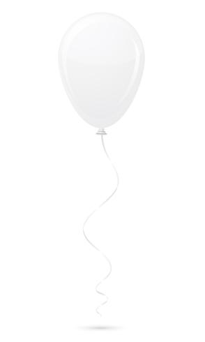 ilustração vetorial de balão branco vetor