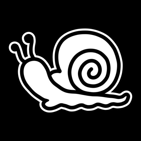 Caracol, caricatura, ilustração vetor