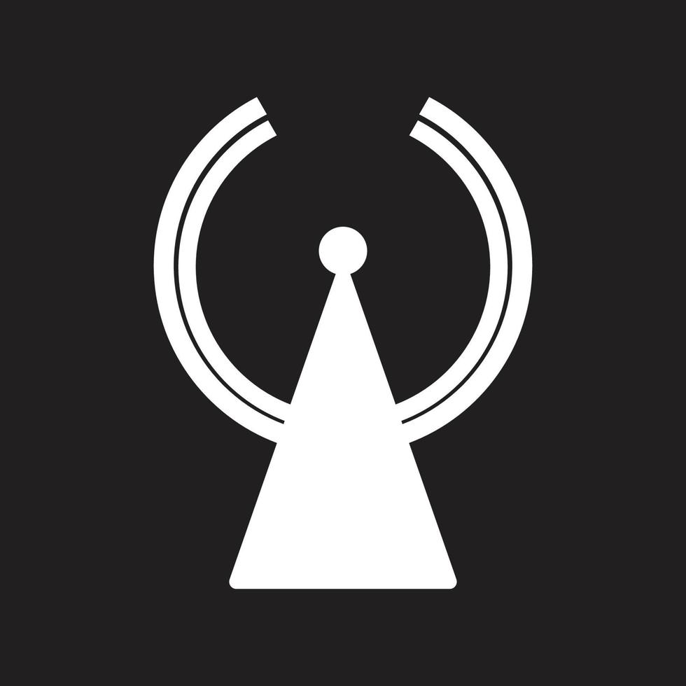 o logotipo da torre de rede pode ser usado para logotipos de comunidades, logotipos de empresas, papéis de parede, banners, panfletos e outros vetor