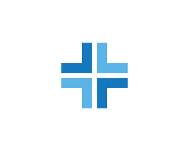 Além disso Medical Cruz Logo Icon Vector