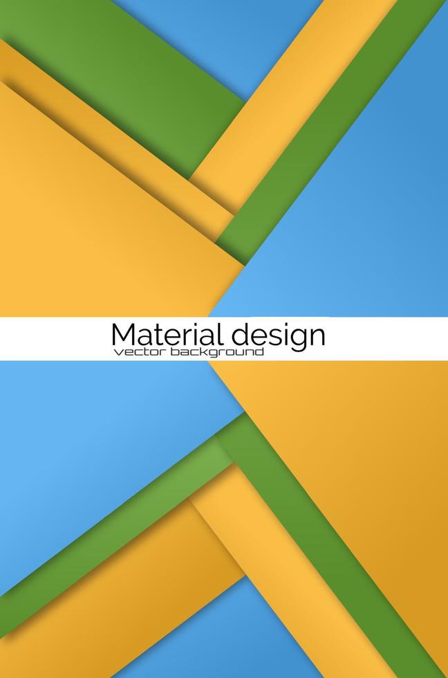 banners vetoriais coloridos simples definidos no estilo de design de material vetor