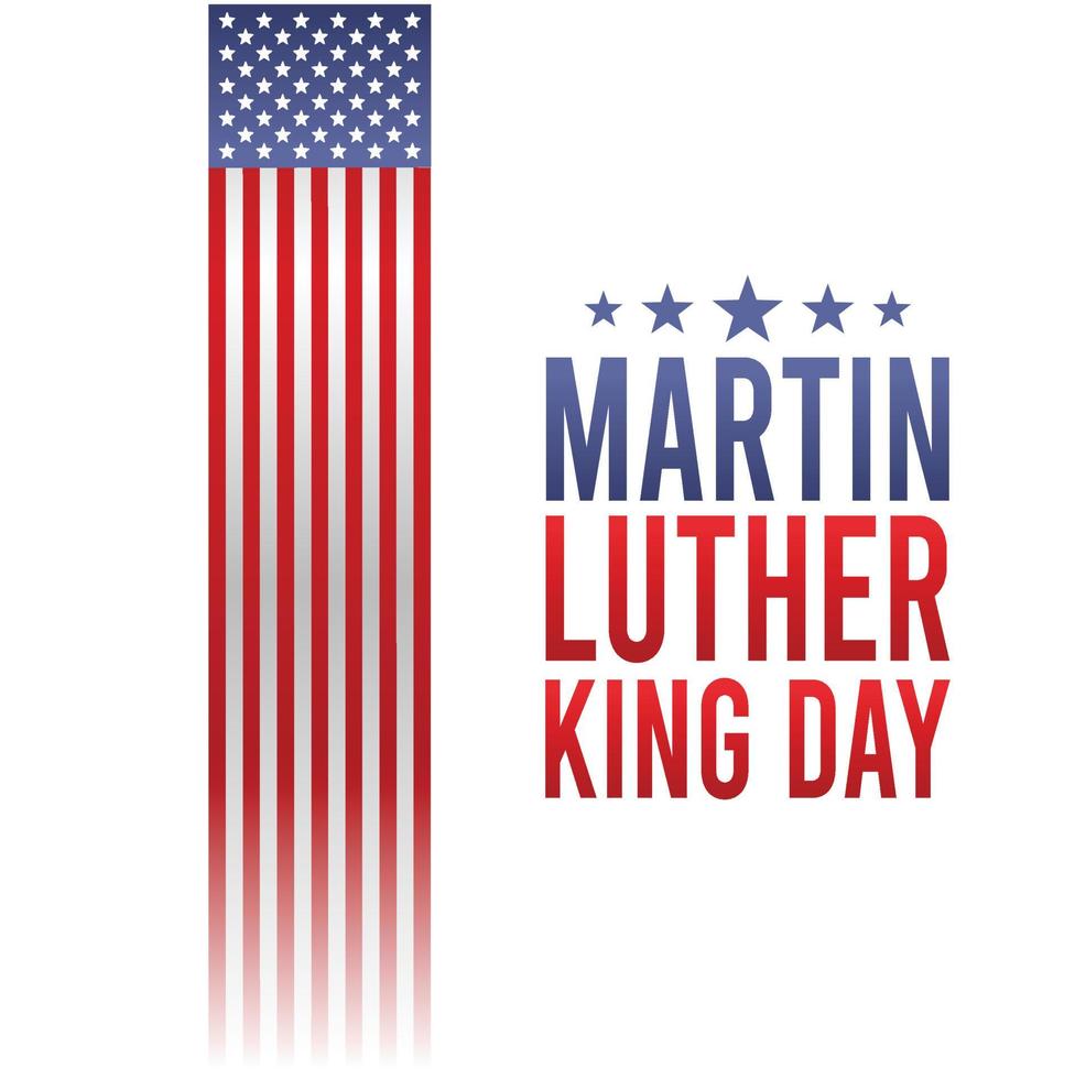 ilustração vetorial de dia de martin luther king vetor