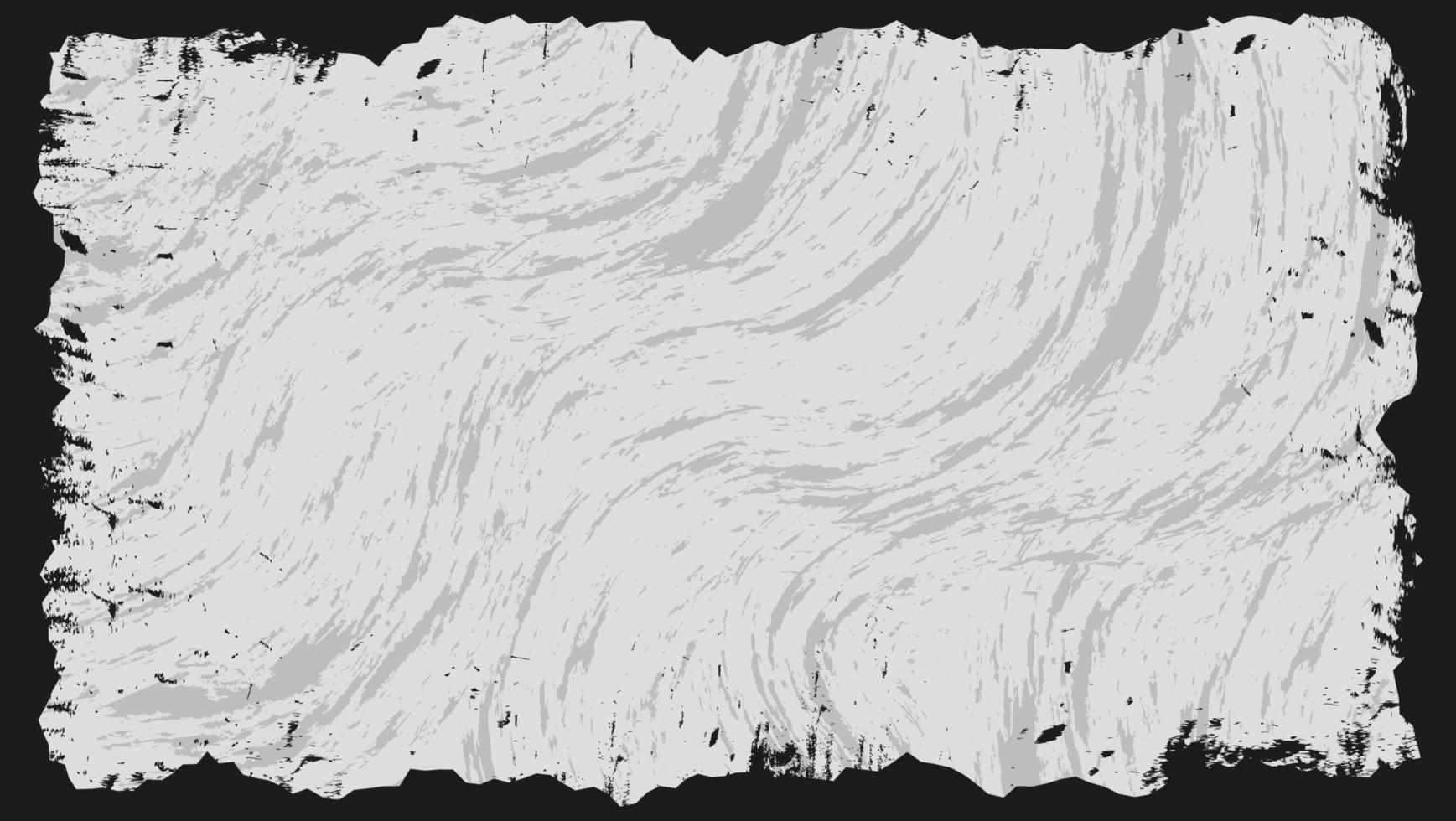 design de moldura de folha de papel abstrato em fundo de tinta preta suja grunge vetor