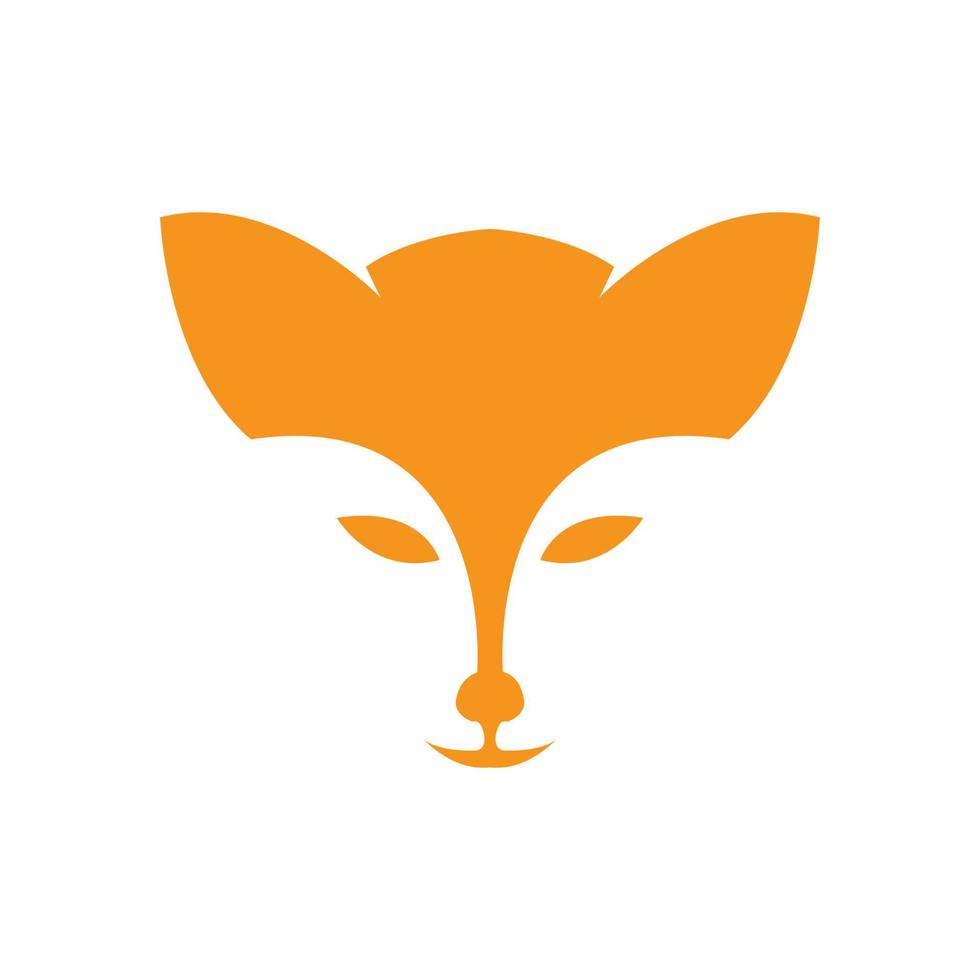 cabeça colorida pequeno lobo logotipo símbolo ícone vetor design gráfico ilustração ideia criativa