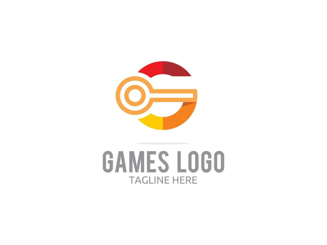 modelo de logotipo de jogos grátis vetor