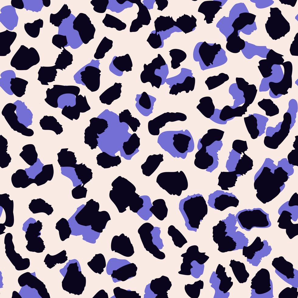 design de padrão sem emenda de pele de leopardo abstrato, ilustração em fundo rosa. vetor