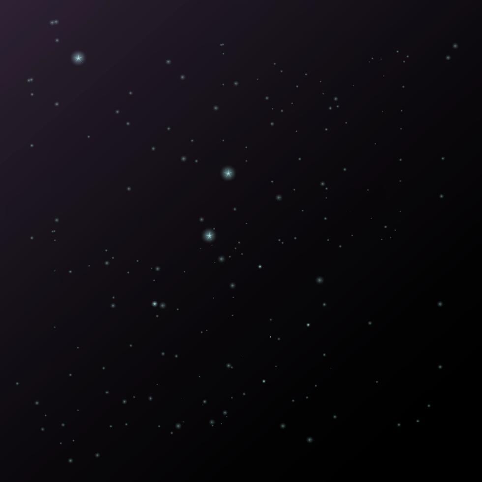 noite de espaço abstrato brilhando fundo estrela com estrelas, ilustração vetorial vetor