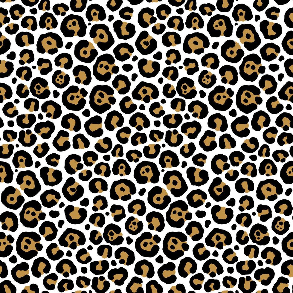 desenho de padrão sem emenda de vetor abstrato leopardo motivo animal. incrível para design de produto clássico, tecido, fundos, convites, projetos de design de embalagens. design de padrão de superfície.