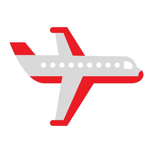 Avião voando ícone Vector