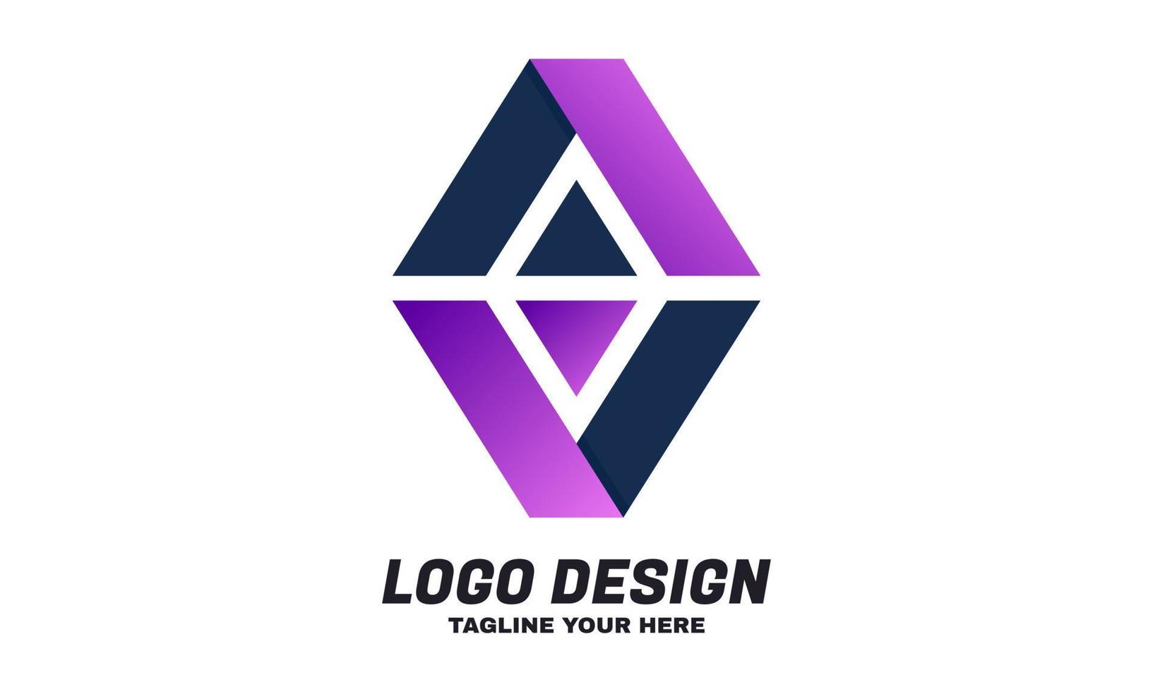 vetor de estoque digital moderno para empresa ou vetor de logotipo de design de negócios