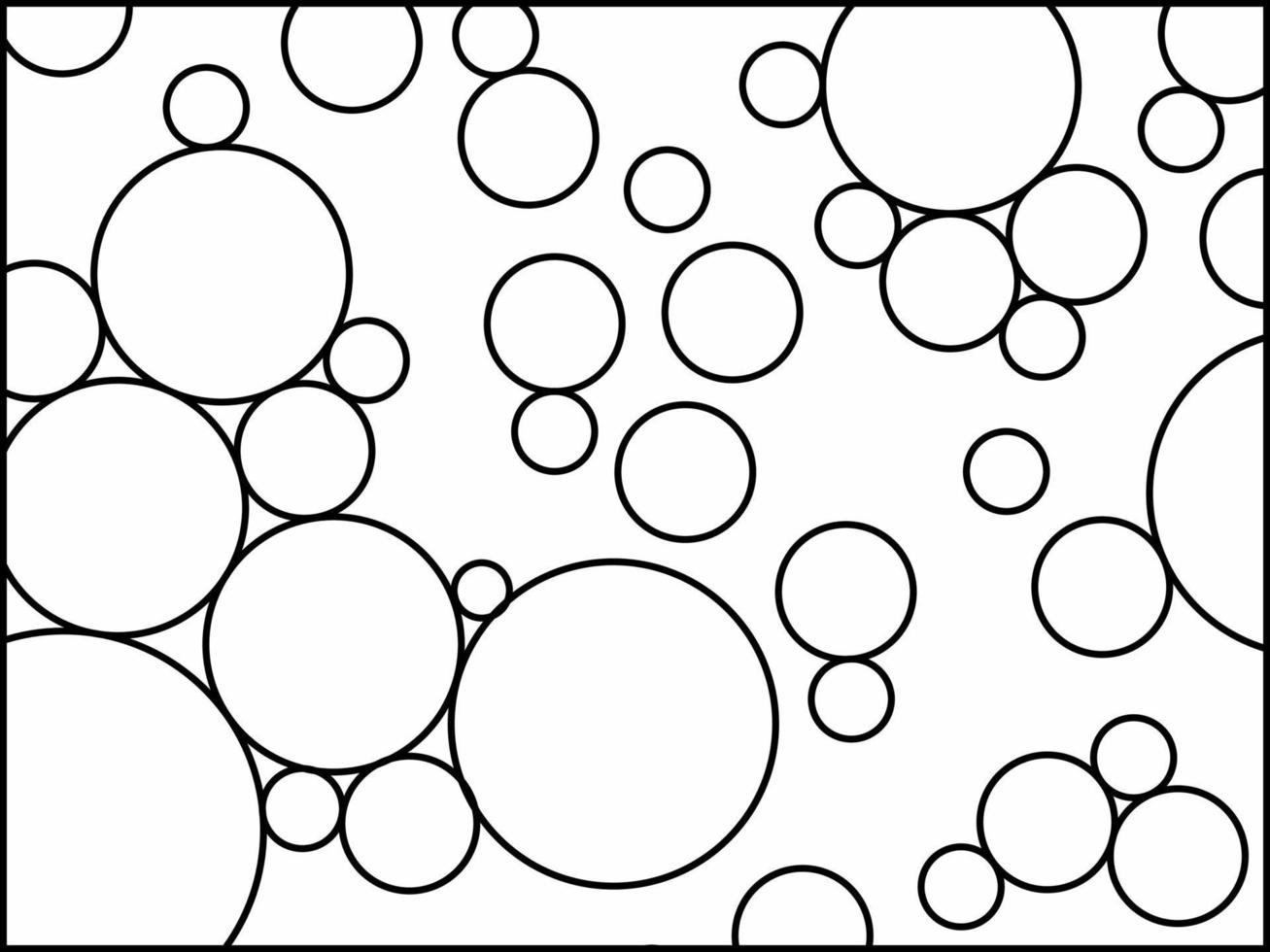 círculo anéis padrão sem emenda geométrico simples. estampa têxtil de moda infantil de formas redondas. círculo geométrico anéis vector design de fundo. ornamento de elementos de bola. design de embrulho