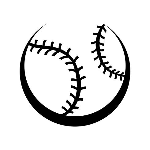 Ícone de vetor de beisebol