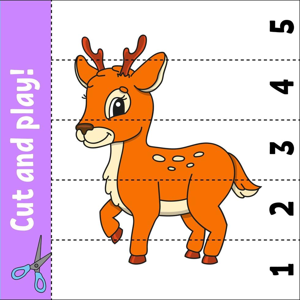 Cortar E Jogar Jogos De Puzzle Para Crianças Alpaca Ilustração do Vetor -  Ilustração de cartoon, letras: 262243809