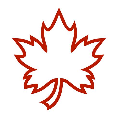 Logotipo de vetor Outono Maple Leaf