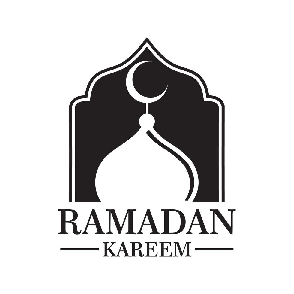 vetor do ramadã, vetor do logotipo da mesquita