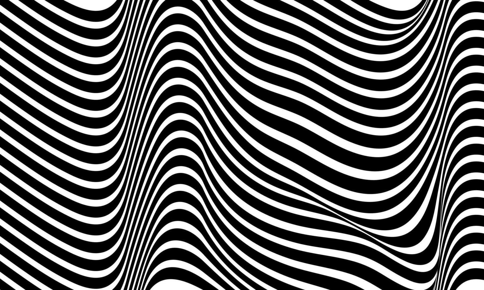 estoque vetor abstrato linhas de ilusão de ótica fundo preto e branco ilusões design conceitual parte 3