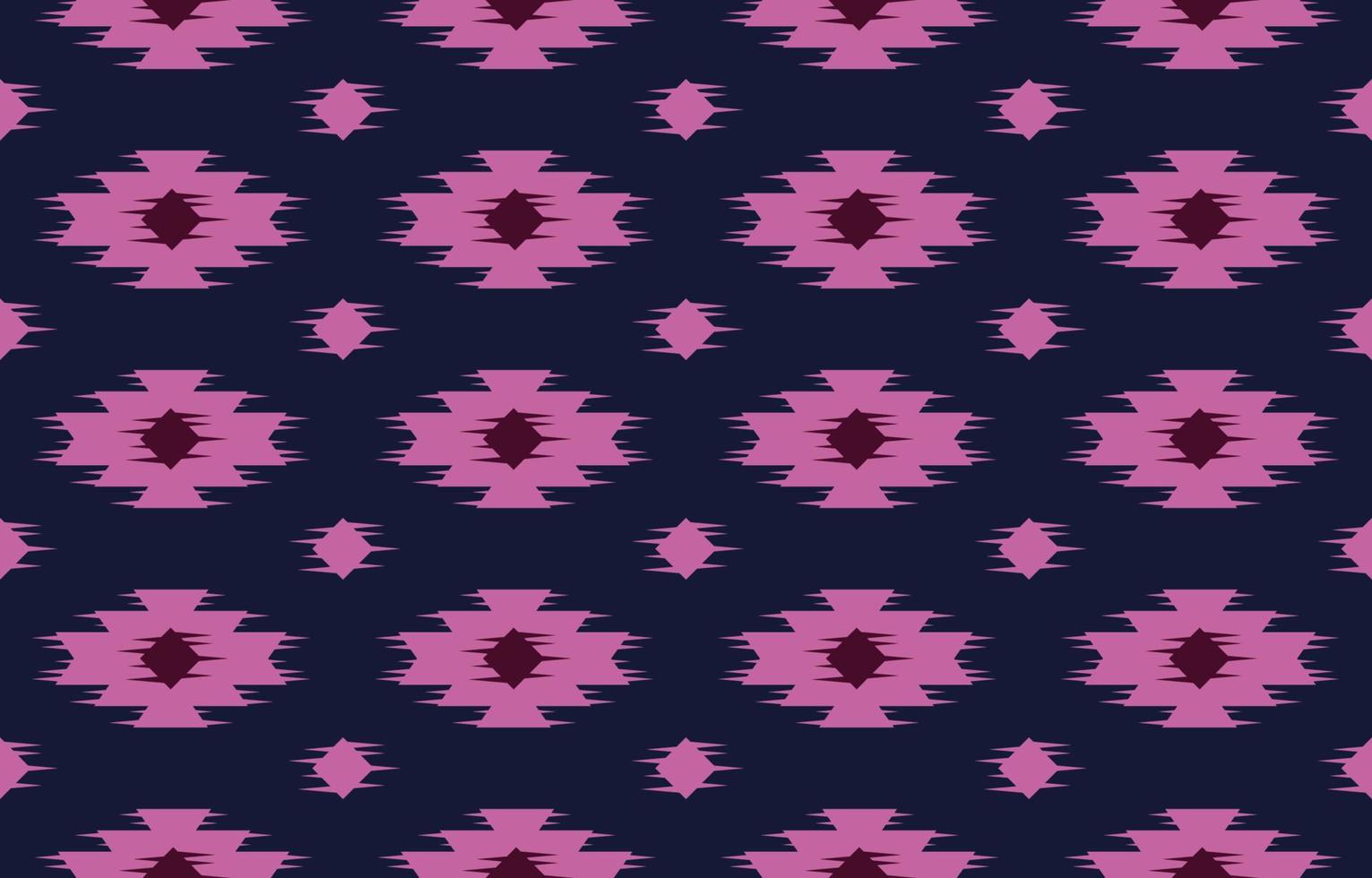 arte ikat abstrata étnica. sem costura padrão chevron em tribal, bordado folclórico e estilo mexicano. impressão de ornamento de arte geométrica de losango. design para tapete, papel de parede, roupas, embrulho, tecido, capa. vetor