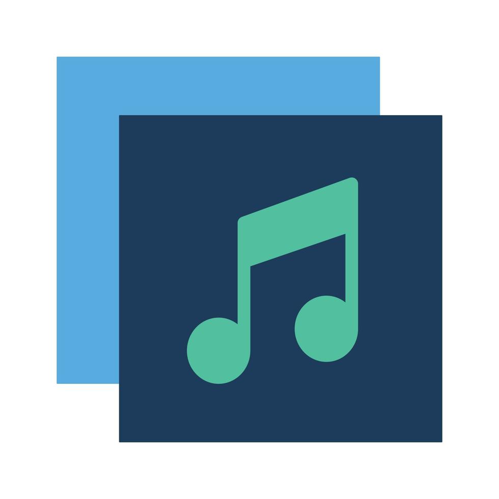 ícone de vetor isolado de música que pode facilmente modificar ou editar