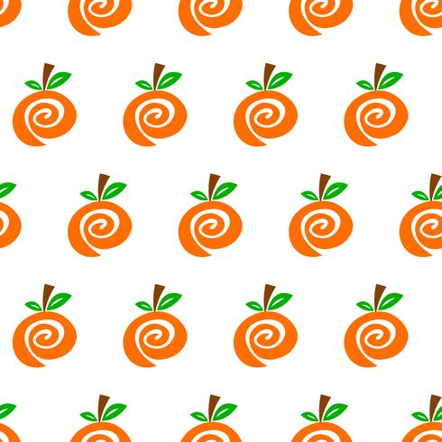 Ilustração de fruta laranja vetor