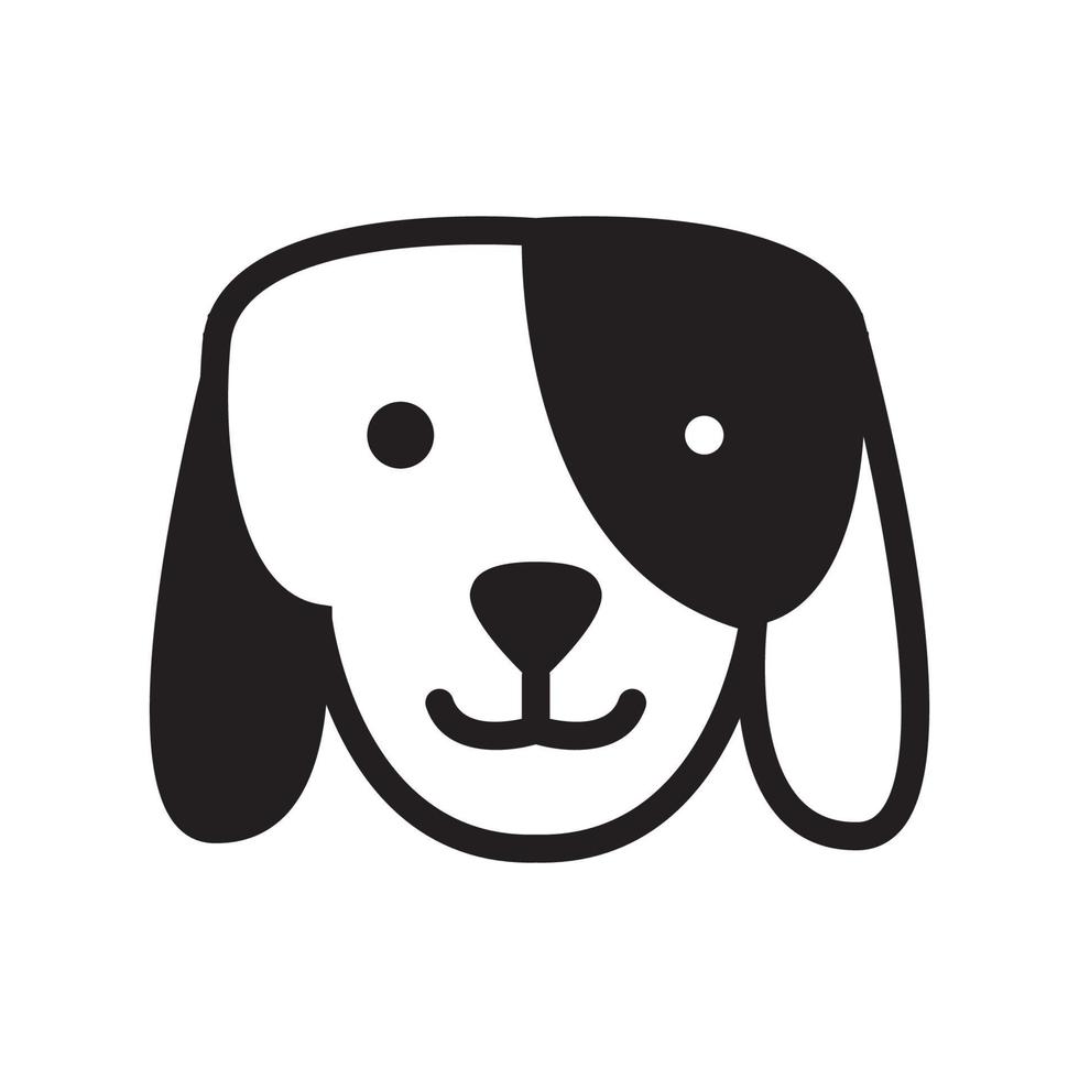 cabeça de animal animais de estimação setter irlandês cão logotipo vetor símbolo ícone design ilustração