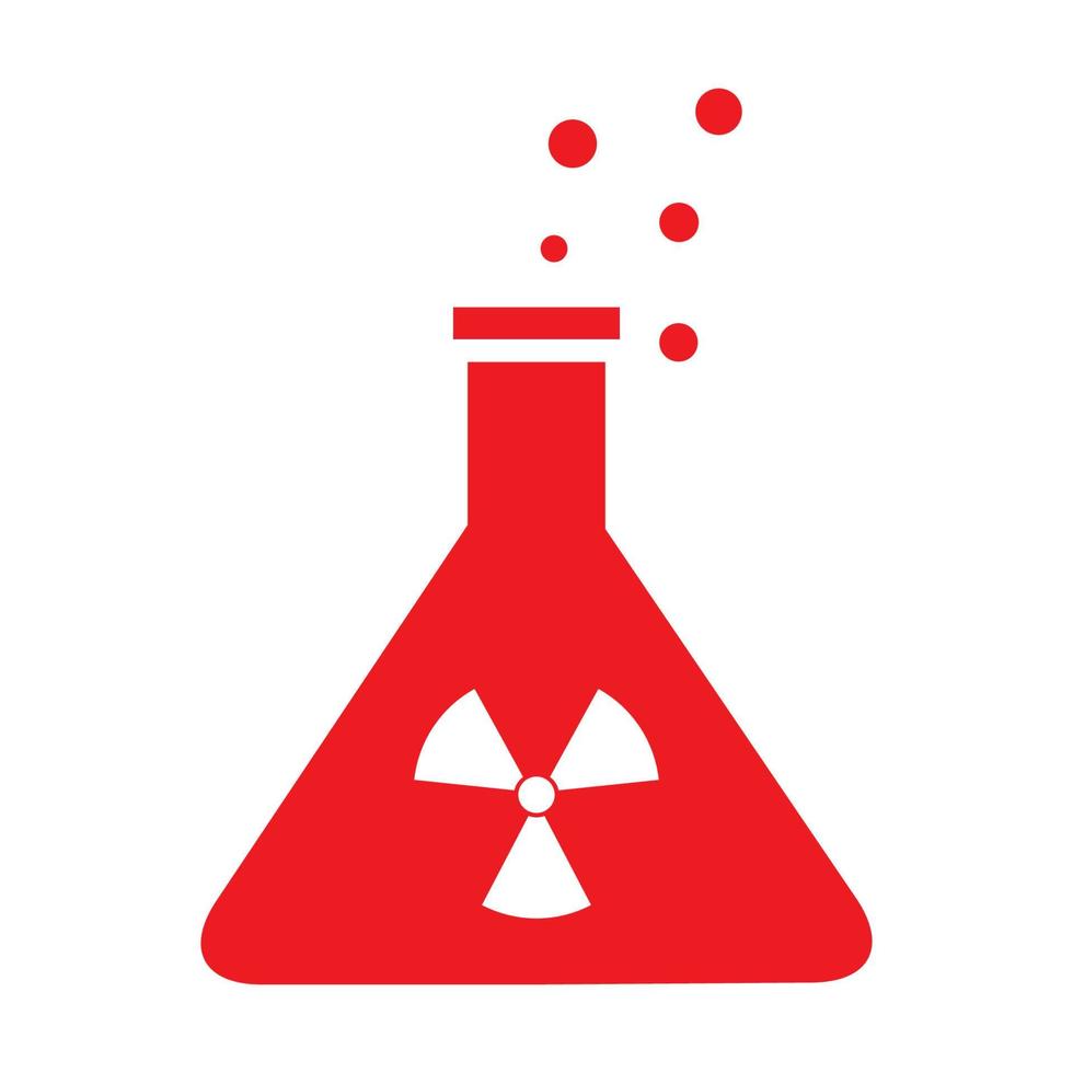 perigo garrafa laboratório logotipo símbolo ícone vetor design gráfico ilustração