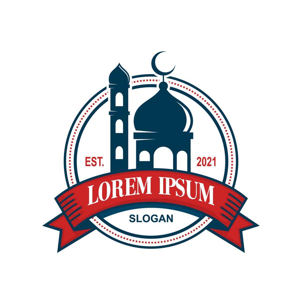 logotipo do ramadã, vetor de logotipo muçulmano