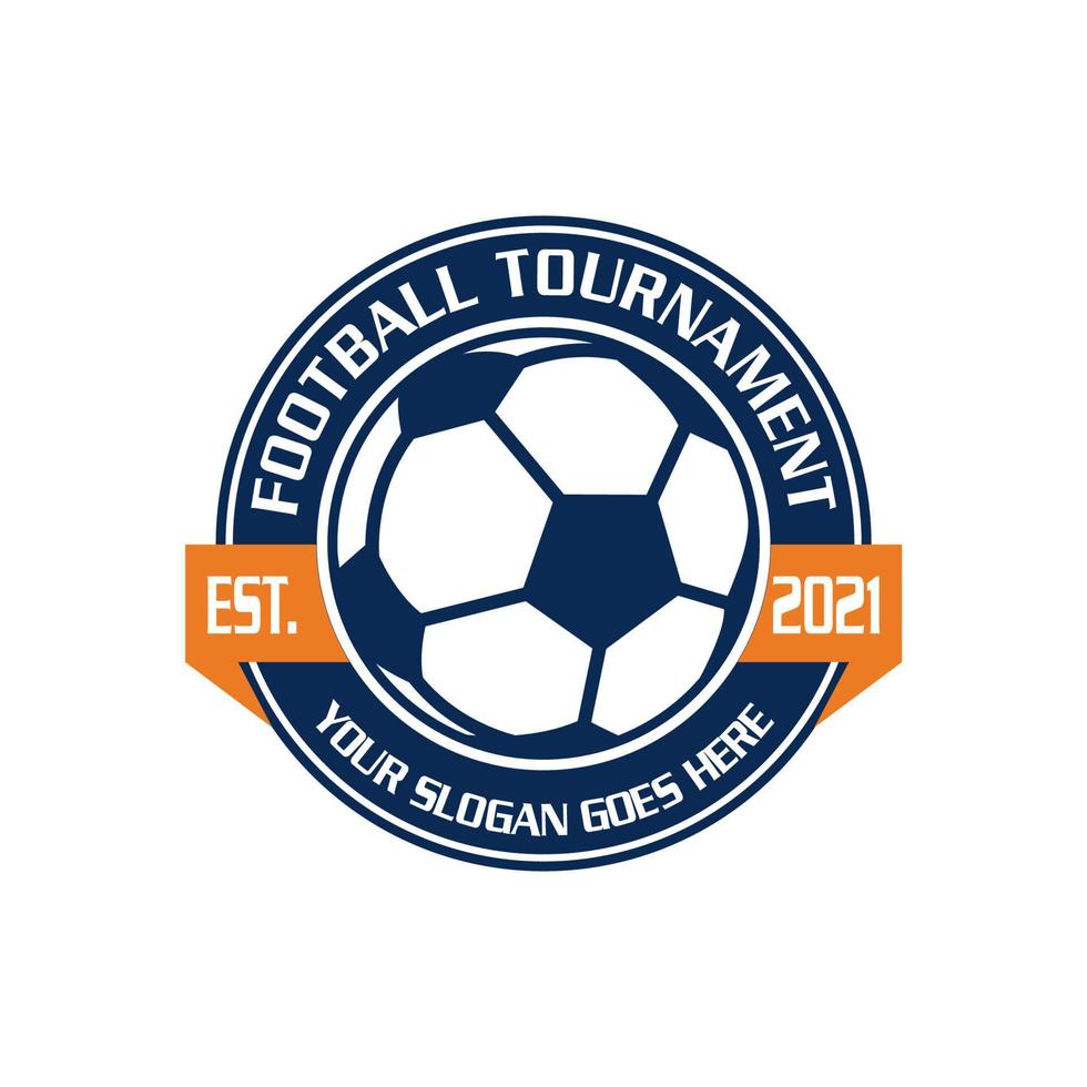 logotipo de futebol, vetor de logotipo de esporte