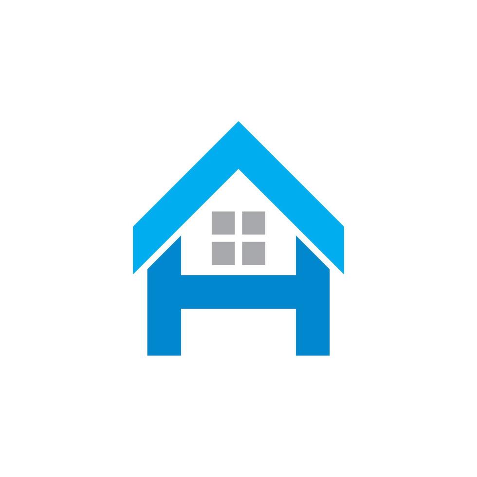 logotipo imobiliário, logotipo abstrato do edifício vetor