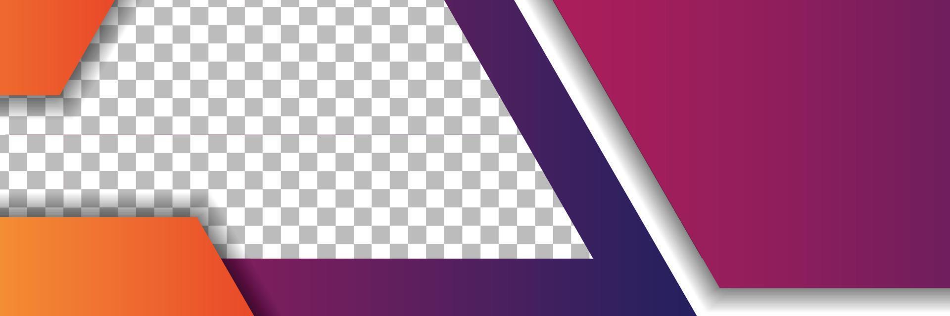 definir modelo de plano de fundo de banner com arte vetorial livre de forma moderna vetor