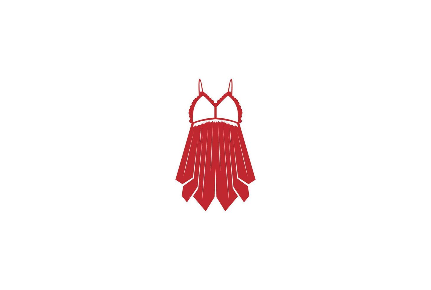 simples minimalista mulher sexy garota lingerie feminina calcinha design de logotipo vetor