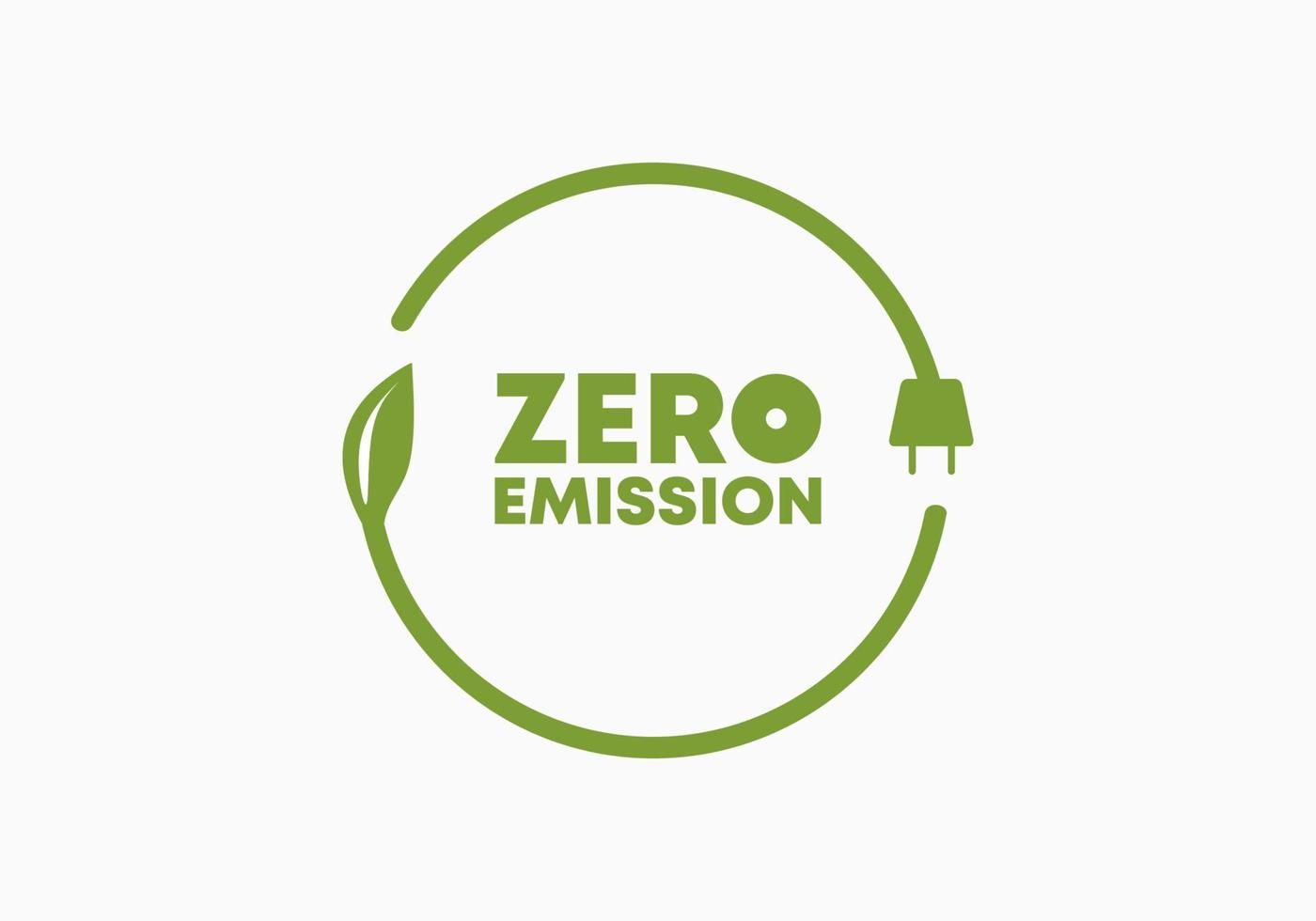 emissão zero para a indústria, eco, médica, poluição, automóvel. vetor